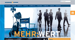 Desktop Screenshot of kramerundcrew.de